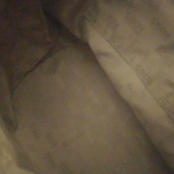 Women's Michael Kors Handbag; Navy Blue and Tan; 15 1/2x12 with 6" Handles - Picture 8 of 11